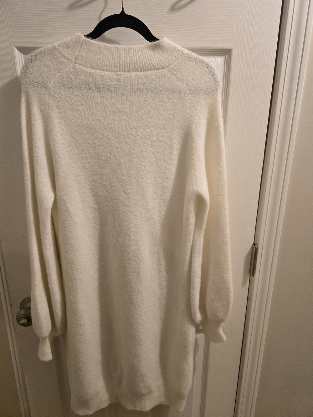 Cozy Women's Cream Sweater Dress - Soft Knit